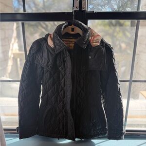 Women’s Black Burberry Quilted Jacket